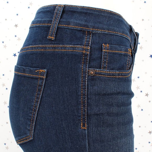 Wax Jean Wide Leg Denim Jeans Dark Size 1 Junior Size - Picture 5 of 8